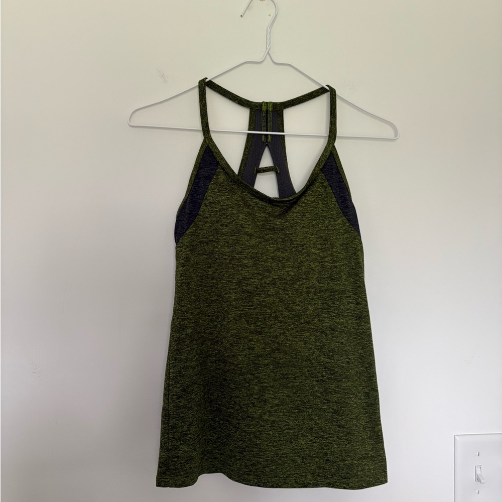 Patagonia Olive and Black Women's Tank Top